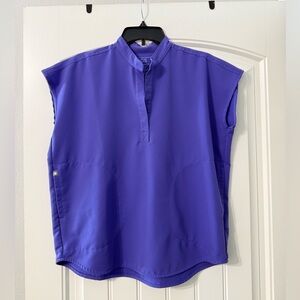 Figs Women's Rafaela scrub top in amethyst